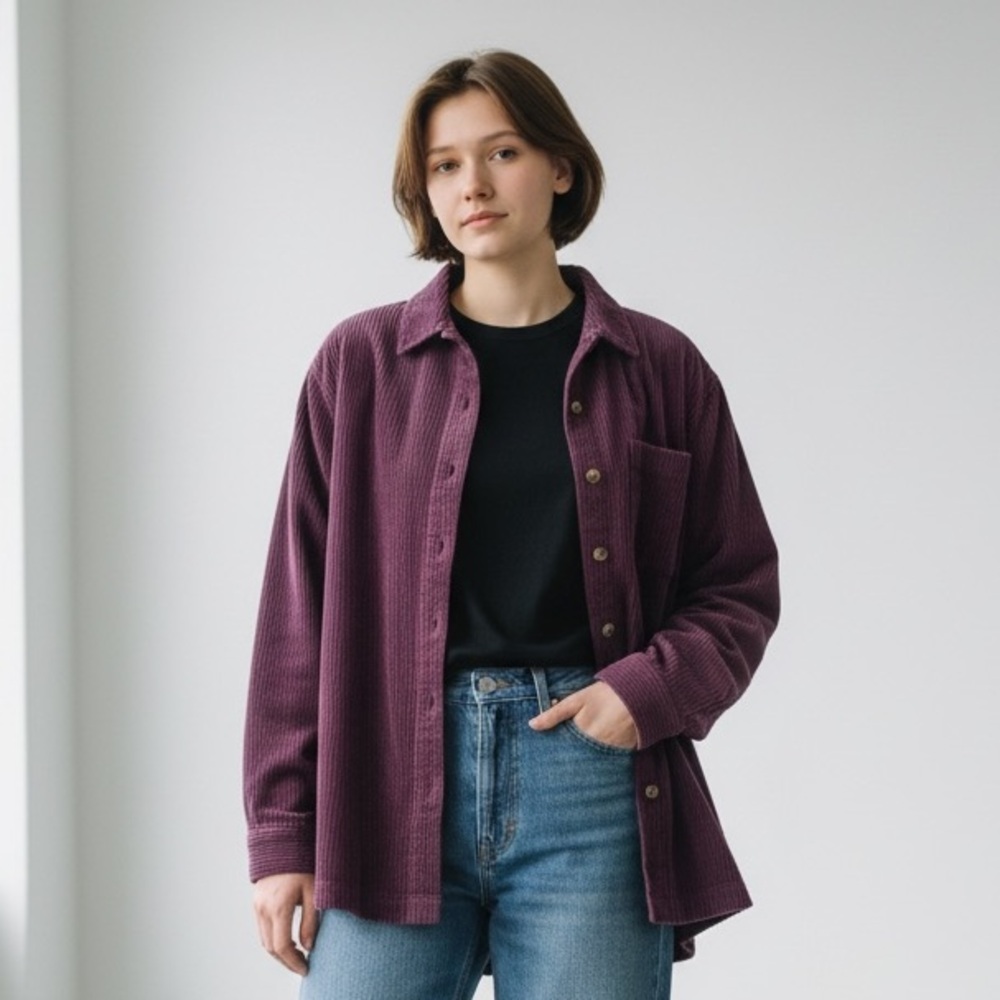 L.L. Bean Purple Corduroy Jacket
